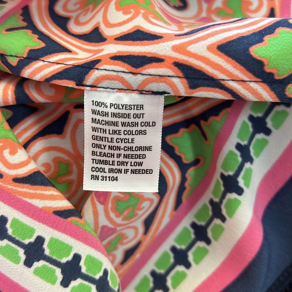 crown & ivy Black Pink Green Patterned Midi Dress - Picture 5 of 5